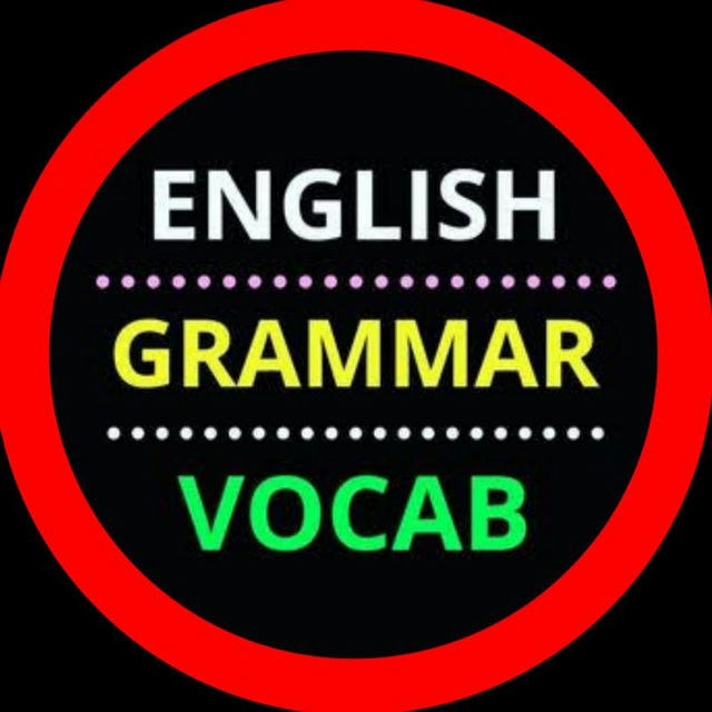 English Grammar + Vocabulary🏆™️©