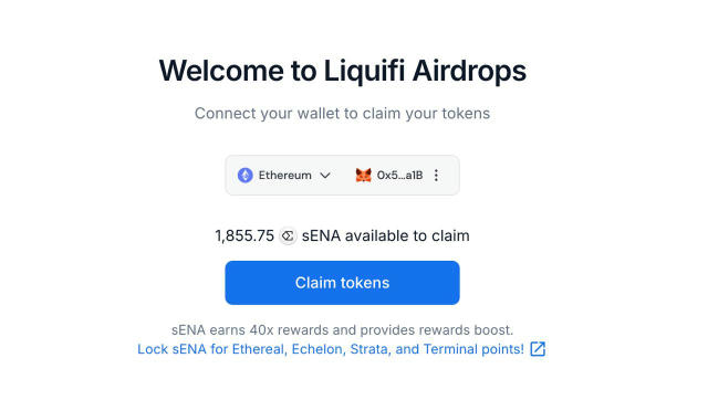 2-й дроп ENA🍌 Пам'ятаєте колись давно стейкали стейблкоіни в їх протоколі? Сьогодні можна заклеймити 2-й дроп за стейк 👉 ht