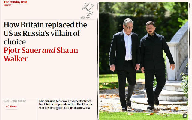 Велика Британія змінила США «на посаді» головного ворога росії — The Guardian Як пише видання, завдяки пропаганді Кремля в оч