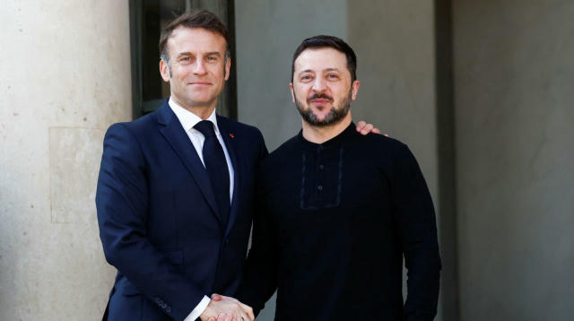 ⭕️Президенти Зеленський та Макрон дають спільну пресконференцію. НАЖИВО. 🚀Підтримати🤝_✅✅_🤝 🚀Приєднатися до ZN.UA