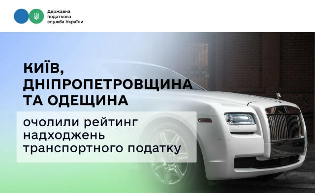 Протягом січня – жовтня 2025 року до місцевих бюджетів сплачено 200,4 млн грн транспортного податку. Це на 2,6 % (або +5,1 мл