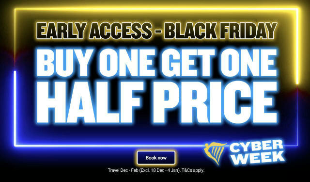 ✈️ Ryanair - скидка 50% на второй билет. Ryanair запустил новую акцию в честь Черной пятницы: при бронировании двух билетов,