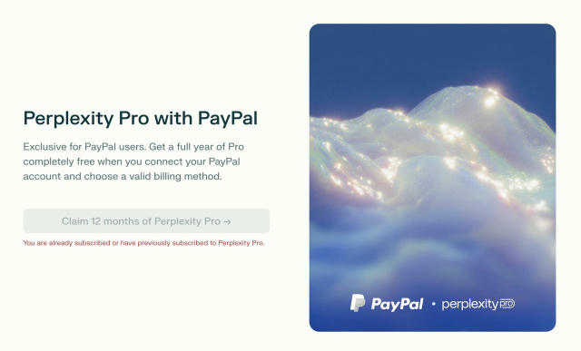 Безкоштовна річна підписка на PerplexityPro. ❗ Дедлайн: 31 грудня 2025 AI-помічник Perplexity надає можливіть тим, у кого є а