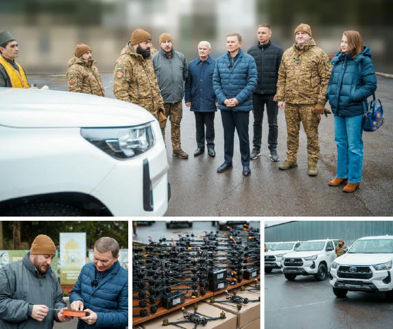 Бійці бригади «Червона калина» отримали чергову партію допомоги від команди Міжрегіонального координаційного гуманітарного шт