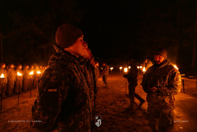 Випуск БКБП. З рекрутів у воїни 1 корпусу НГУ «Азов». Урочиста церемонія завершення чергового базового курсу бойової підготов