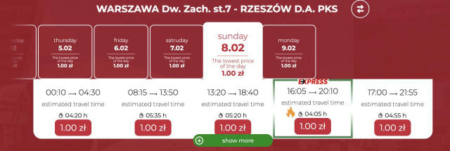 🚌 Neobus: автобусы по Польше всего за 1 злотый. Поездки всего по 0,25 евро (1 злотый) между городами внутри страны. Брониров