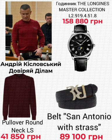 💸Годинники за 1 млн грн та туфлі за 50 тис грн: луки депутатів одеської міськради.