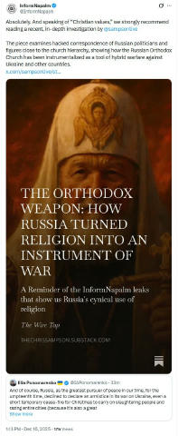 Український журналіст Ілля Пономаренко в 📱 звернув увагу на чергову демонстрацію цинізму з боку Росії. У своєму твіті він ір