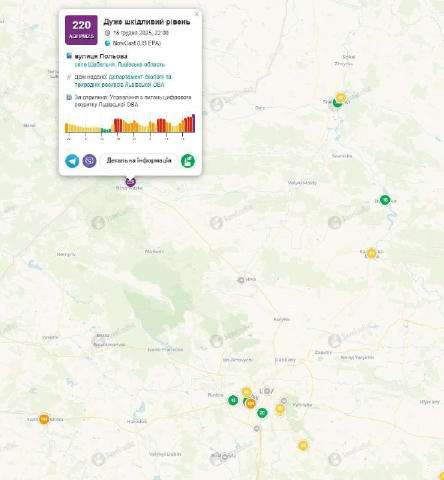 😶‍🌫️ Жахливу якість повітря зафіксовано на заході країни: значення показує 220 при нормі 30-50 🇺🇦 Новини UA | Підписатись