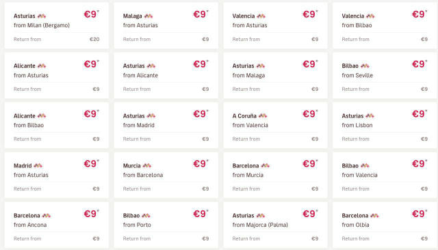 ✈️ Volotea: полеты по Европе всего по 9 евро. Самые низкие цены можно найти на полеты в/из/по: - Италии, - Испании, - Португа