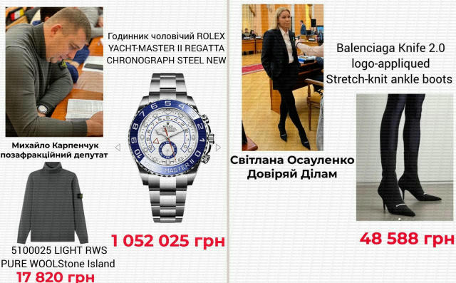 💰 Годинники за 1 млн грн та туфлі за 50 тис грн: стільки коштує лук депутатів одеської міськради. Звідки гроші?