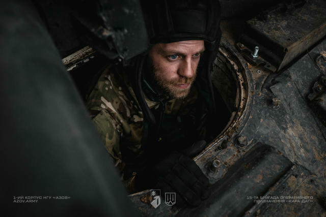 Кадри року. «Кара-Даг». В березні 2025 року 15 бригада оперативного призначення «Кара-Даг» зайняла смугу оборони на одному з