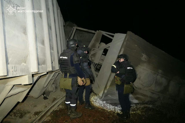 Житомирщина: внаслідок російської атаки БпЛА на об’єкти енергетичної та транспортної інфраструктури області постраждали 4 пра