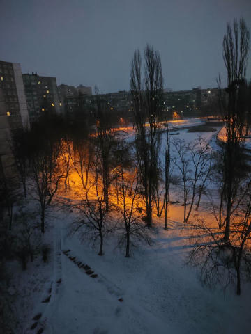 ❄️Повний джингл белз: Київ накрило снігом, температура опустилася до –5°. Сьогодні по всій Україні прогнозують хуртовини та о