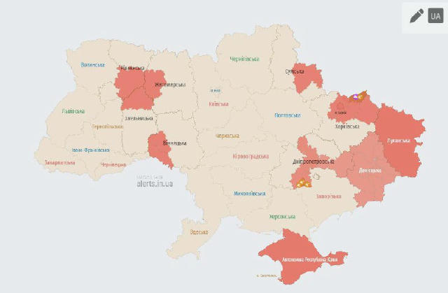 🚀 Ракетна небезпека в областях, де оголошена тривога, - Повітряні Сили. Рівненський район теж під загрозою ракетних ударів,