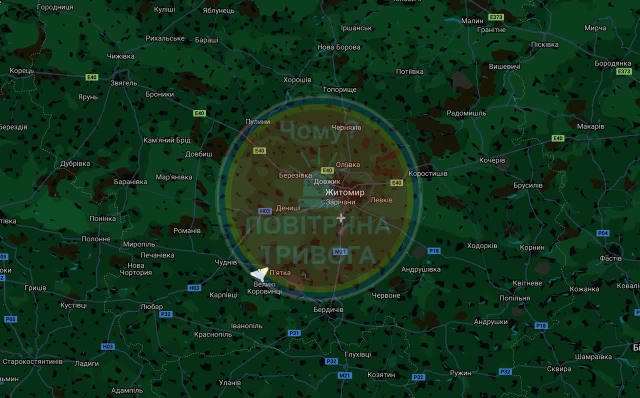 🛵Приблизно по Шахеду на Житомирщині. Підтримати канал☕️ ✅️ Чому тривога?