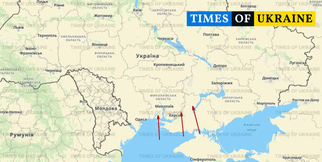 ⏺Щойно зафіксовано пуски крилатих ракет «Калібр» із кораблів у морі: очікуємо на них протягом 40-60 хв, якщо вони не імітацій
