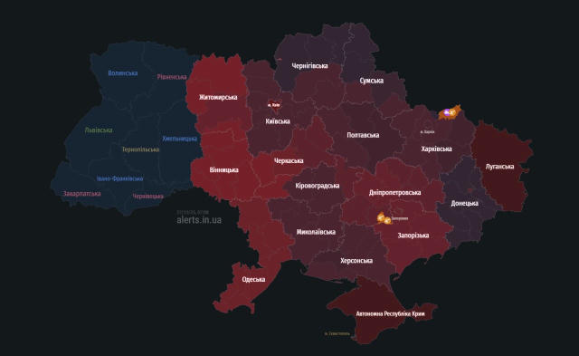 ❗️Увaга! Рaкетна небезпекa! Пов'язана з пусками ракет Х-101/555 стратегічною авіацією (ТУ-95/Ту-160). Ракети в повітряному пр