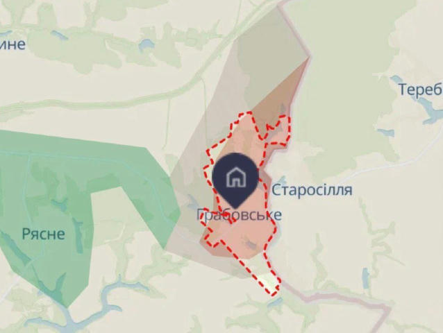 ⚠️Ситуація в районі села Грабовське на Сумщині Противник зумів незначно розширити зону контролю поблизу села Грабовське. За п