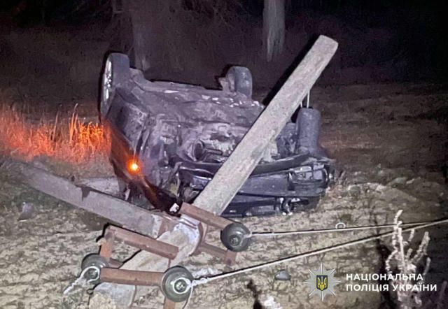 Поліцейські Київщини розслідують обставини ДТП в Сквирській громаді, у якій загинув пасажир 25 грудня о 23:50, на ділянці авт