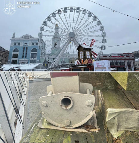 🎡Оглядове колесо на Подолі хочуть заборонити. У київській прокуратурі повідомили, що звернулися з відповідним клопотанням до