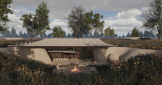 🛖Студія Makhno презентувала нову модель сучасного українського села Це концепт автономного села на Полтавщині. Приватність к