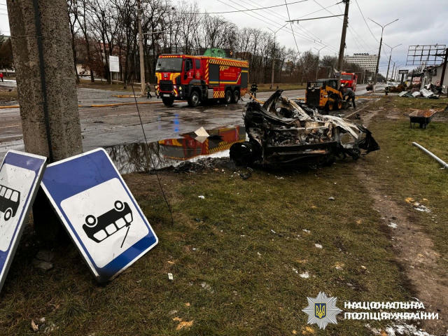 Київщина. Загинула жінка, 14 громадян постраждали: поліцейські продовжують документувати наслідки російських атак На Білоцерк