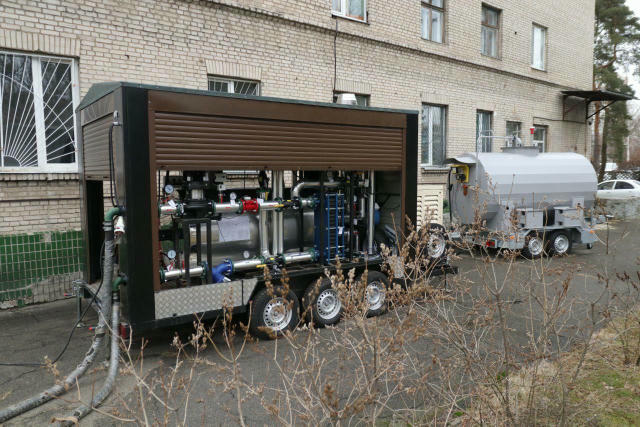 🙏🏻 Київтеплоенерго розгорнуло мобільні котельні для обігріву київських лікарень Вони забезпечуватимуть опалення медзакладів