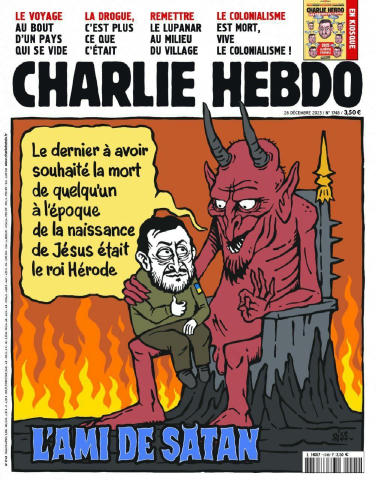 "Друг Сатаны": Последним, кто в период рождения Иисуса желал кому-то смерти, был царь Ирод, напоминает Charlie Hebdo @ukr_lea