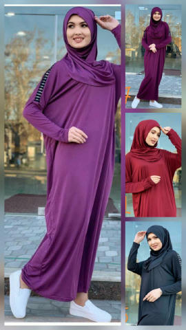 ✨ МУСЛИМА ОПА-СИНГИЛЛАРИМИЗ УЧУН – “НАМОЗ КИЙИМИ” ✨ 🔹 8 хил рангда – ҳар бир қиз ёки аёл ўз дидига мосини топа олади. 🔹 Ста