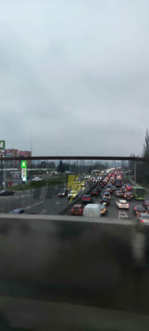 Сильний ЗАТОР на Новому мосту. Запасайтеся попкорном і терпінням. @