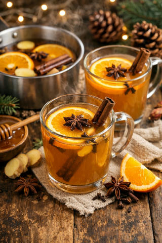 Зимовий гарячий яблучний сидр Цей напій зігріє і створить затишок у будь-який морозний день! Інгредієнти: • 1 літр свіжого яб